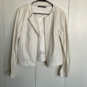Faux leather jacket